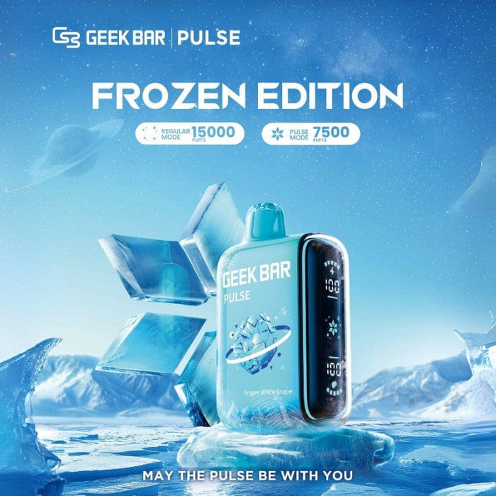 Geek Bar Pulse 15000 Puff Disposable (Frozen Edition) - 5 Pack - MN Tax Paid