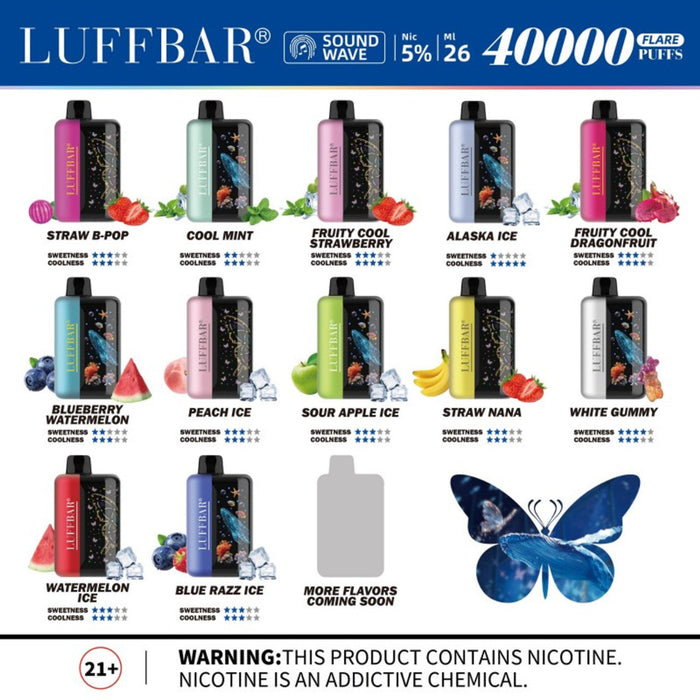 Luffbar Flare 40k Disposable *NEW*