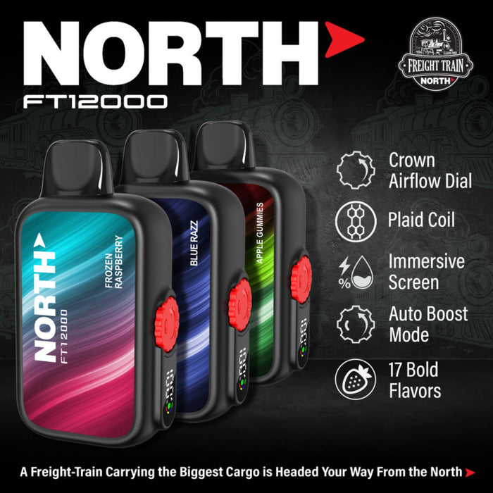 North FT12000 15ML 12000 Puffs Disposable - (10)PK - *Bargain Bin*
