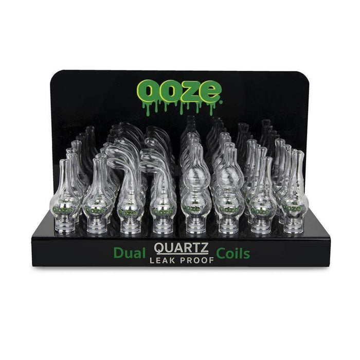 Ooze Glass Globe Assorted Display + Dual Quartz Coils - 32ct - *Bargain Bin*