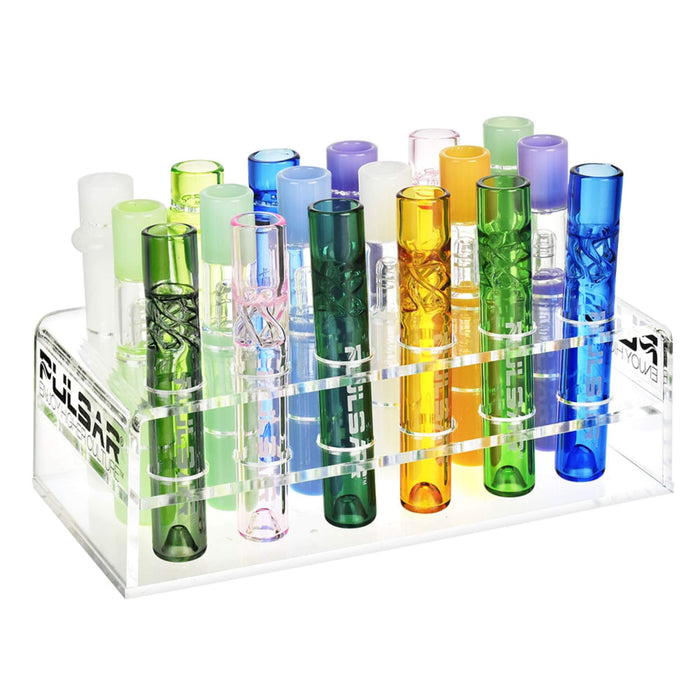 Pulsar Timeless Voyager Chillum Pipe | 4" | Asst Colors | 18pc Display