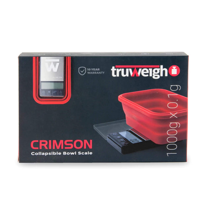 Truweigh Crimson Scale Collapsible tray