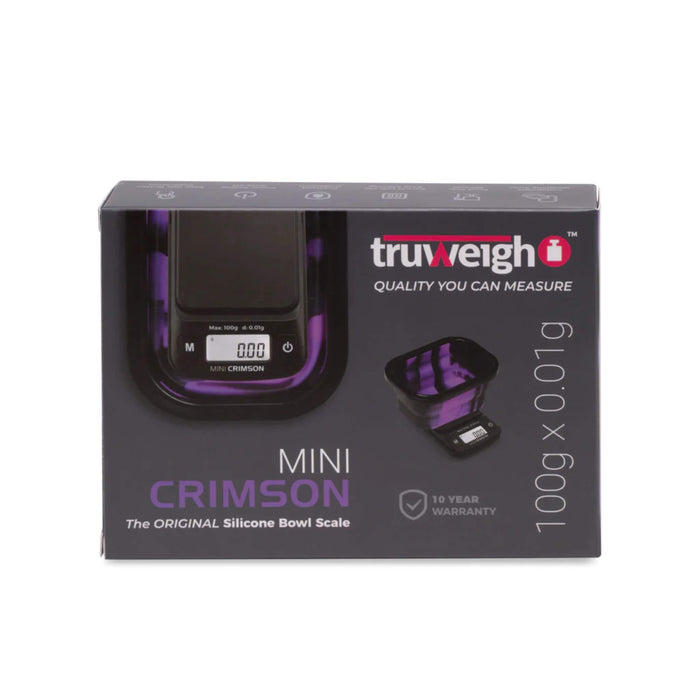 Truweigh Mini Crimson Collapsible Tray 100G X 0.01G - *Bargain Bin*