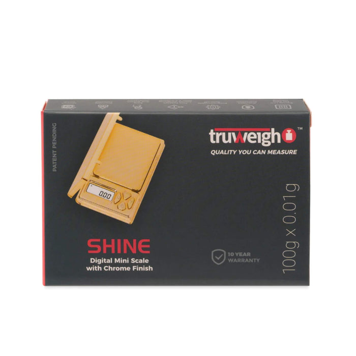 Truweigh Shine Digital Mini Scale - 100g x 0.01g - Gold - *Bargain Bin*