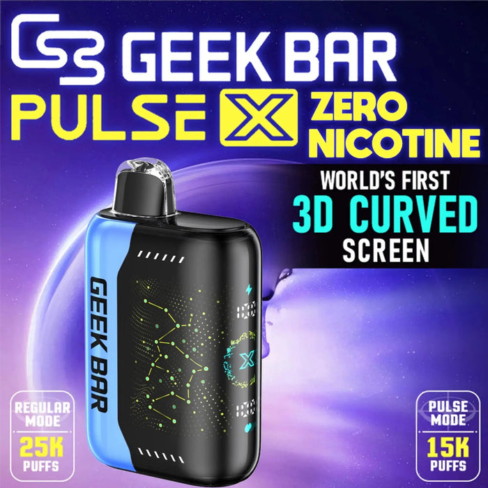 Geek Bar Pulse X 25k Disposable - 5pk *Zero Nic*
