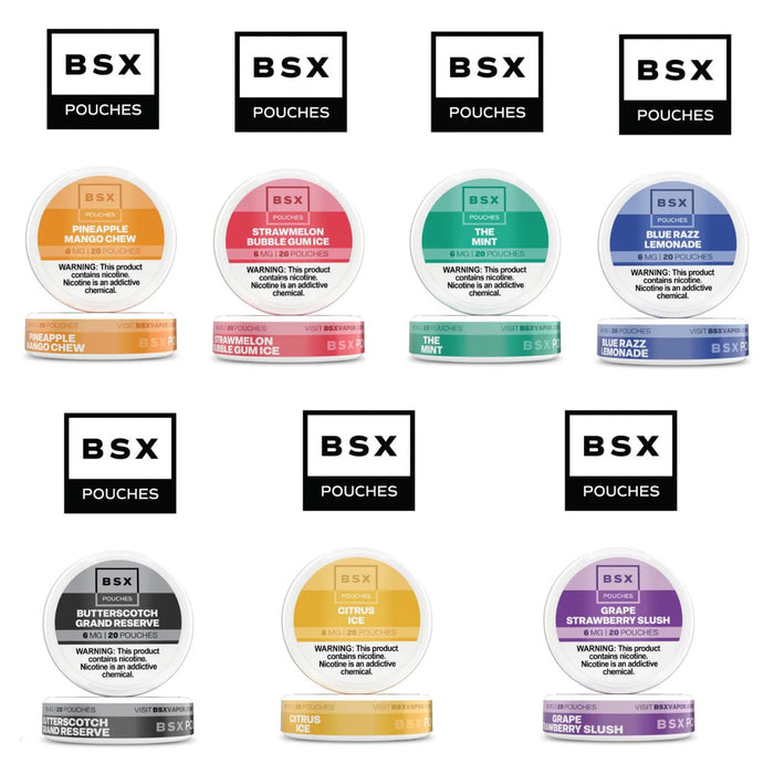 GLAS BSX Nicotine Pouches - 5pk