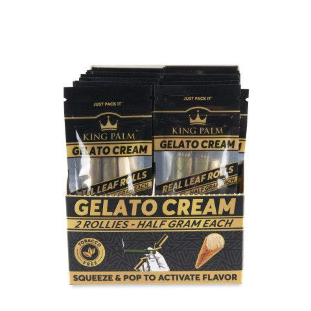 King Palm Flavored Rollie Size Roll Cones - 2pk Pouch - 20ct Display ...