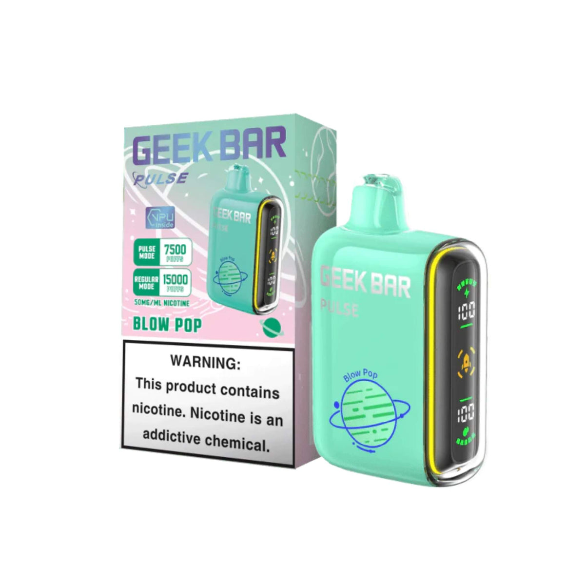 Geek Bar Pulse 15000 Puff Disposable 5 Pack MN Tax Paid Dripco   BlowPopGeekBarPulseDisposableVape 1024x1024 2x B36ace80 F8d4 407c A79c 21370ebd3795 1200x1200 