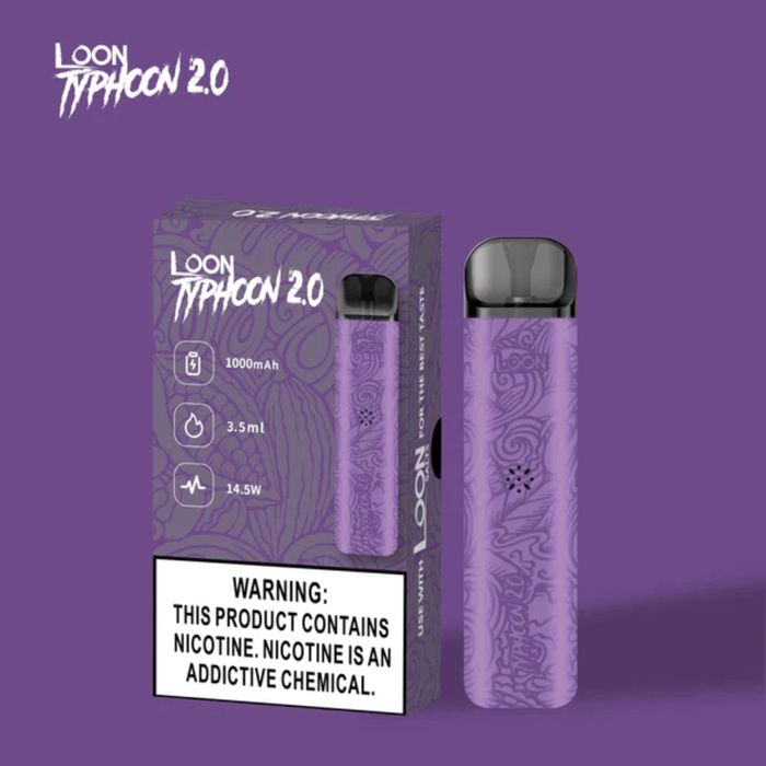 LOON TYPHOON 2.0 Pod System Kit Dripco Wholesale LOON TYPHOON 2.0 Pod System Kit Dripco Wholesale